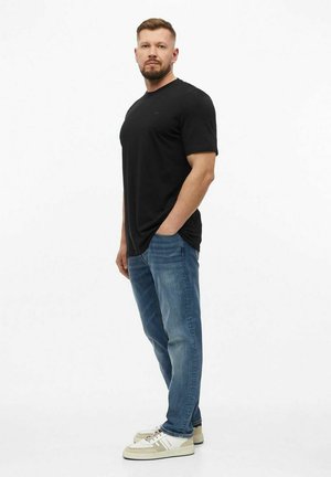 s.Oliver, S.OLIVER HERREN T-SHIRT MIT LOGO-PRINT | 2 STÜCK - T-Shirt basic - x schwarz