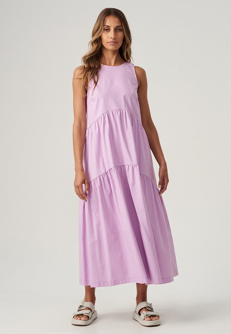 ST MRLO REMI TIERED - Denné šaty - lavender