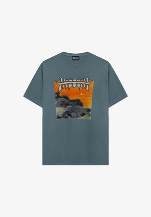 JUST - T-shirt con stampa - grey