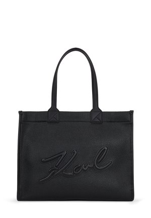 K/SKUARE GRAINY LARGE - Bolso de mano - black