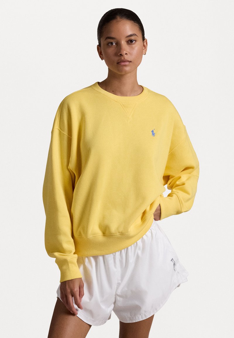 Polo Ralph Lauren FLEECE CREWNECK PULLOVER - Mikina - cambridge yellow