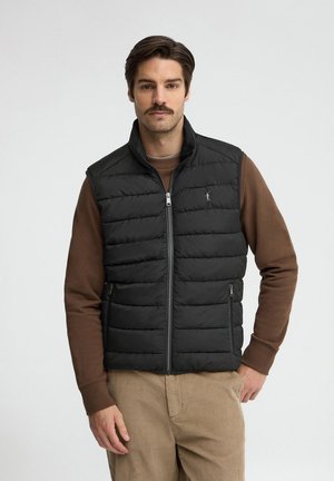 Polo Club, WESTEN MAN BRUNEI VEST SLEEVELESS REGULAR FIT - Chaleco - black