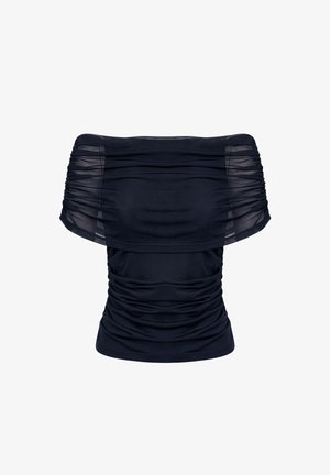 Object, Off-shoulder Ruched - Blusa - sky captain