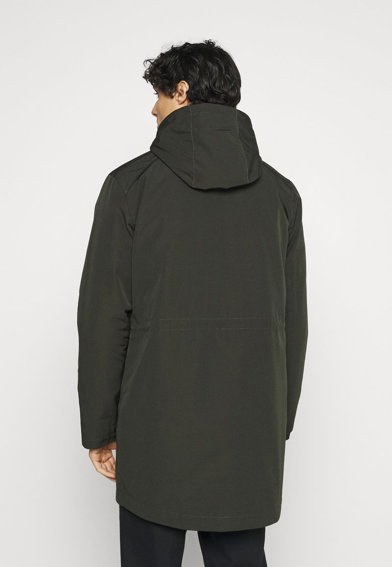 Selected Homme Sustainable Iconics Parka Rosin Dunkelgrun Zalando De