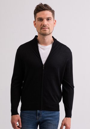 Strickjacke - schwarz