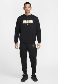 Nike Sportswear AIR - Sweatshirt - black metallic gold