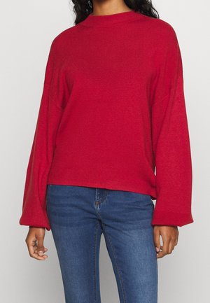 Pullover - dark red
