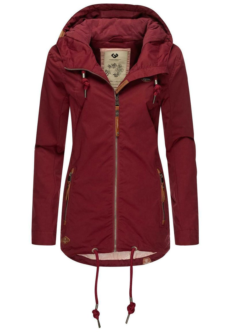 Ragwear ZUKA - Vandeniui atspari striukė - wine red