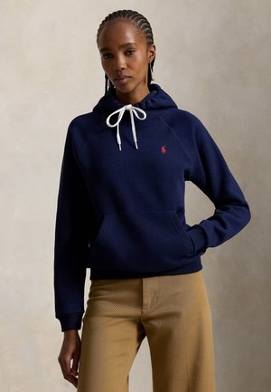 Polo Ralph Lauren, SHRUNKEN FIT HOODIE - Hoodie - cruise navy