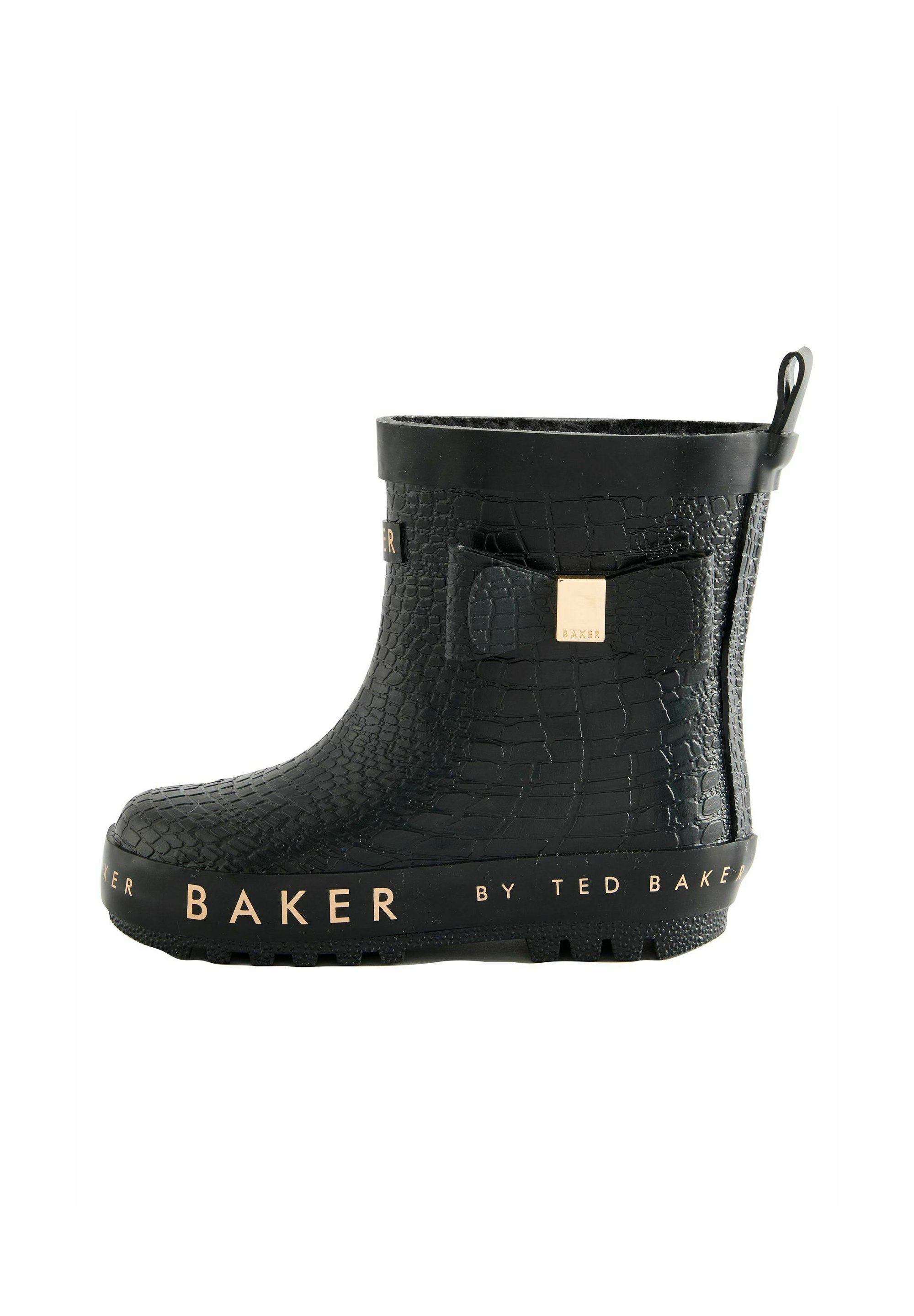 Ted Baker Epsalo Black Rubber Ankle Rain Boot Buy Baker by Ted Baker Boys Faux Fur Lined Welly Boots from  main image 2