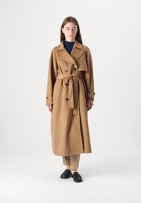 Tommy Hilfiger OVERSIZED BLEND - Trenchcoat - light sepia brown
