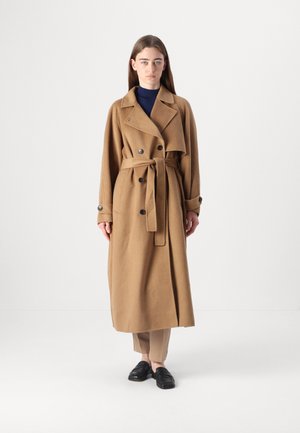 OVERSIZED BLEND - Trenchcoat - light sepia brown