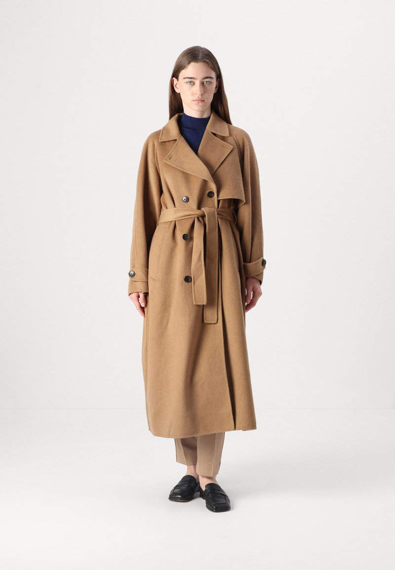 Tommy Hilfiger OVERSIZED BLEND - Trenchcoat - light sepia brown