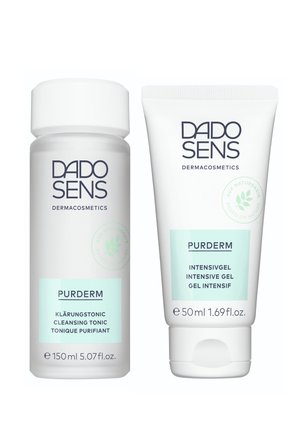 DADO SENS TIEFENREINIGUNG BEI UNREINER UND FETTIGER HAUT PURDERM - Skincare set - transparent weiß