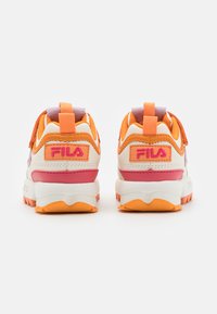 Fila DISRUPTOR UNISEX - Sneakers laag - marshmallow/shell coral