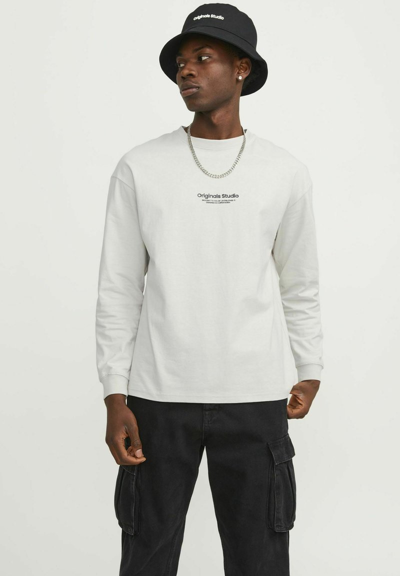 Jack & Jones - CREW NECK - Langarmshirt - moonbeam, Vergrößern