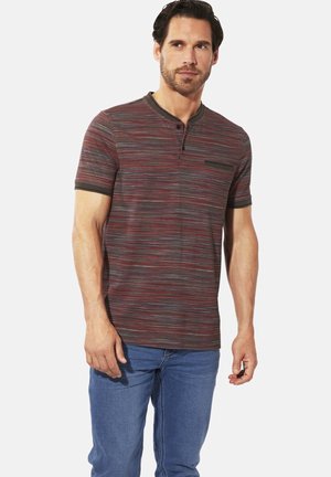 GAVITORRI - T-Shirt print - dunkelrot melange