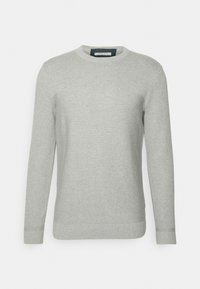 Unselected, light soft grey melange