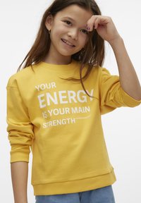 VERO MODA Girl Sudadera - golden cream