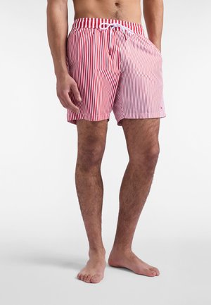 STAMPATO - Badeshorts - rosso scuro