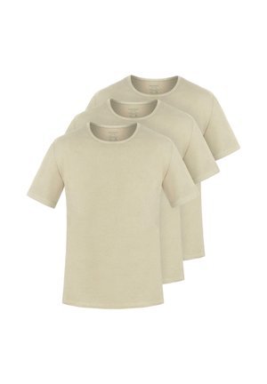 3 PACK - T-Shirt basic - beige