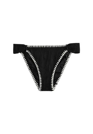 Mint Velvet, REGULAR FIT - WHIPSTITCH HIGH LEG - Bikini pezzo sotto - black