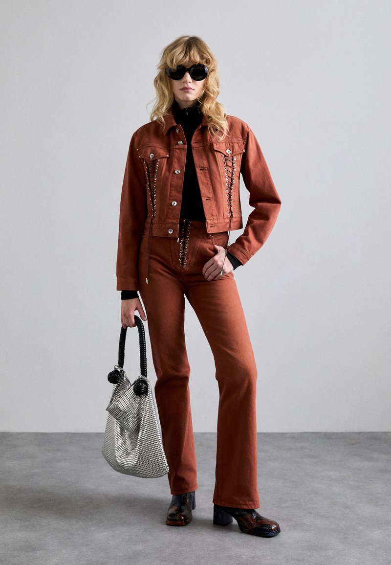 Rabanne VESTE Denim jacket brown/light brown Zalando