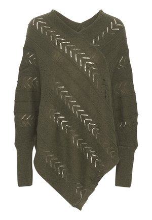 Cream HOLIDAY PONCHO - Džemper - deep depths