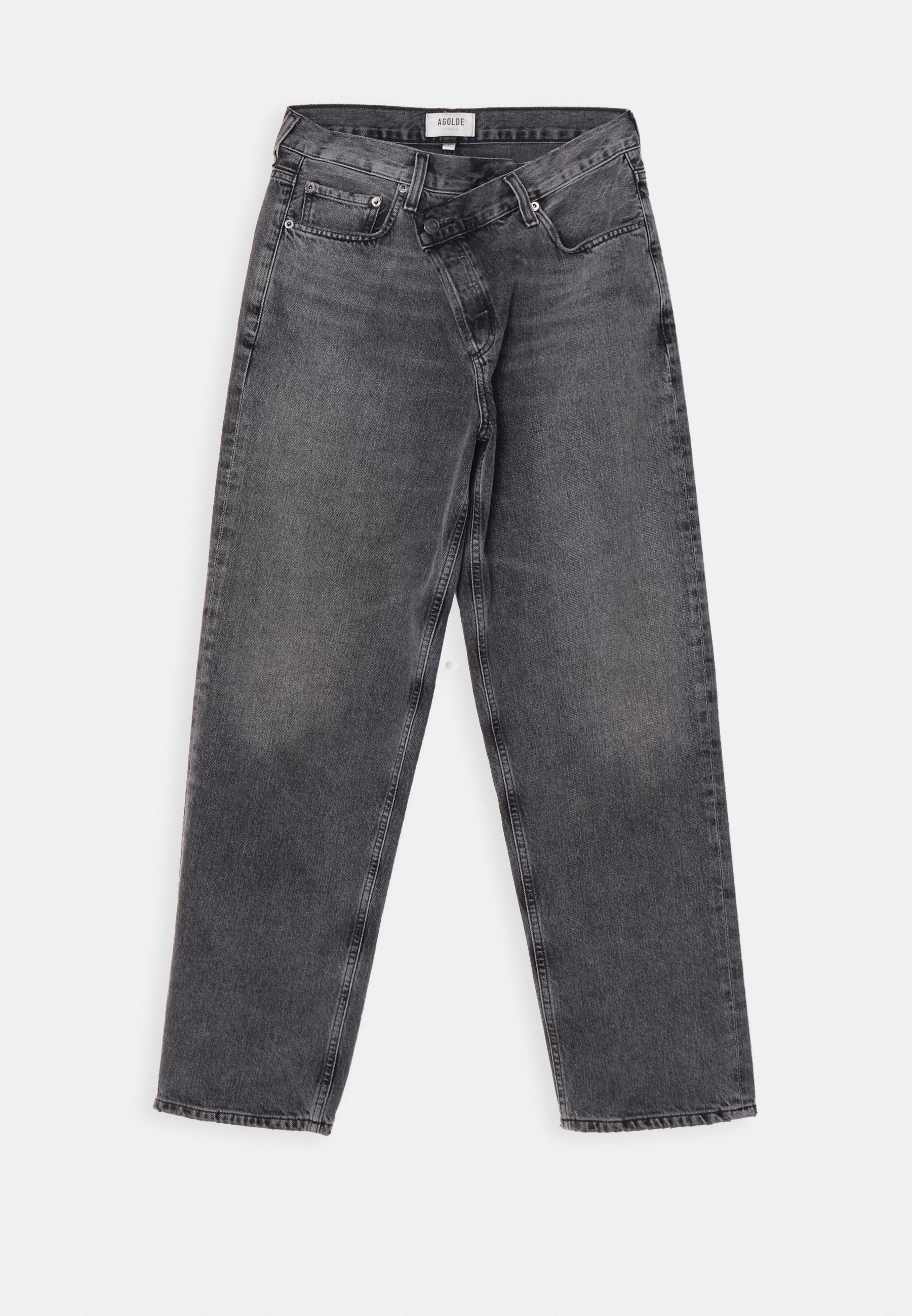 Agolde CRISS CROSS - Straight leg jeans - synchronize/black denim