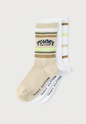 KIDS SPORT STRIPE UNISEX 3 PACK - Zoknik - sand