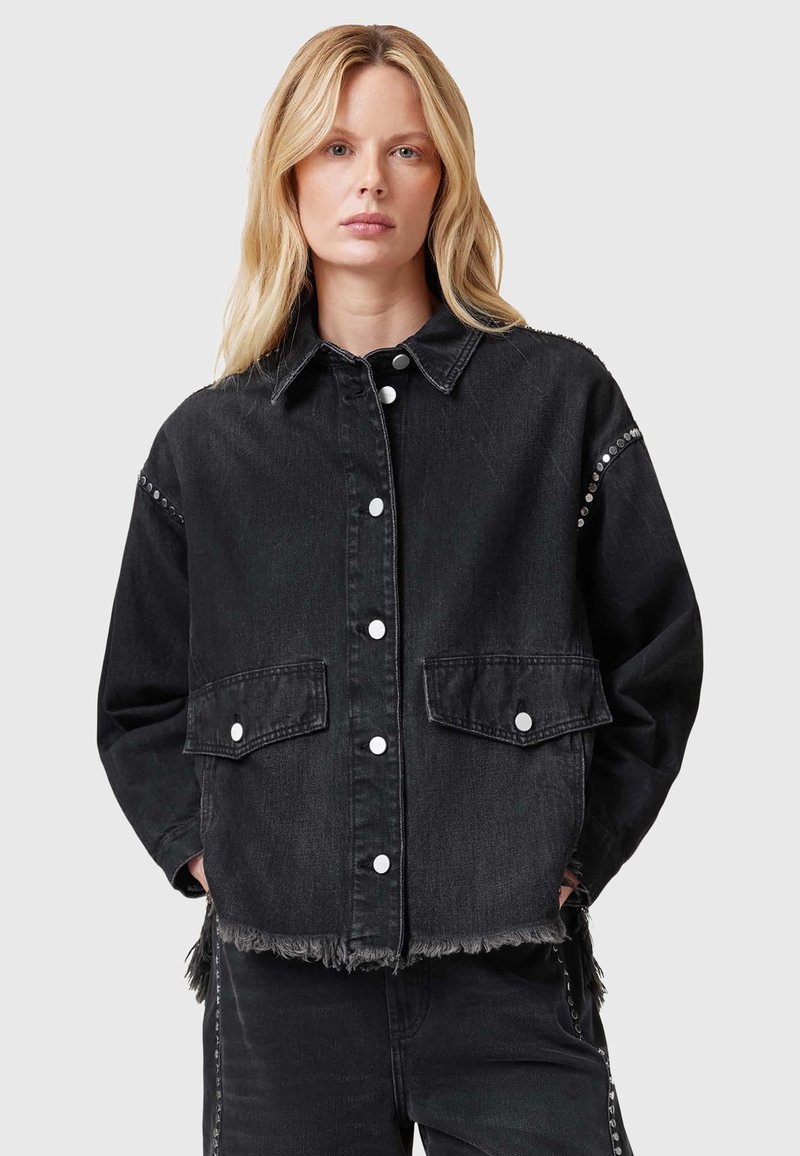 AllSaints Spijkerjas - black