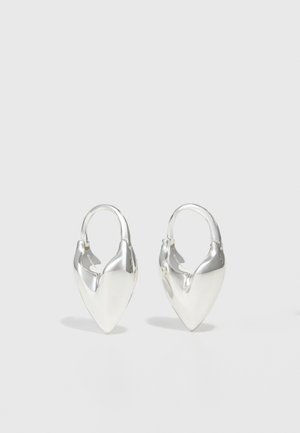 Otiumberg ROSCIDA HEART HOOPS - Korvakorut - silver-coloured