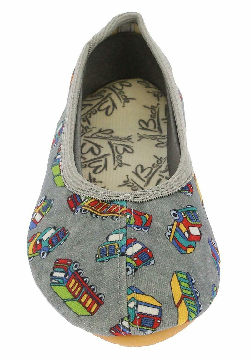 Kinder Sneaker | Beck LKW Hausschuh grau - SZ75091 Kinder Sneaker | Beck LKW Hausschuh grau - SZ75091