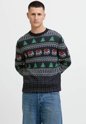 PULLOVER X-MAS - Jersey de punto - sky captain