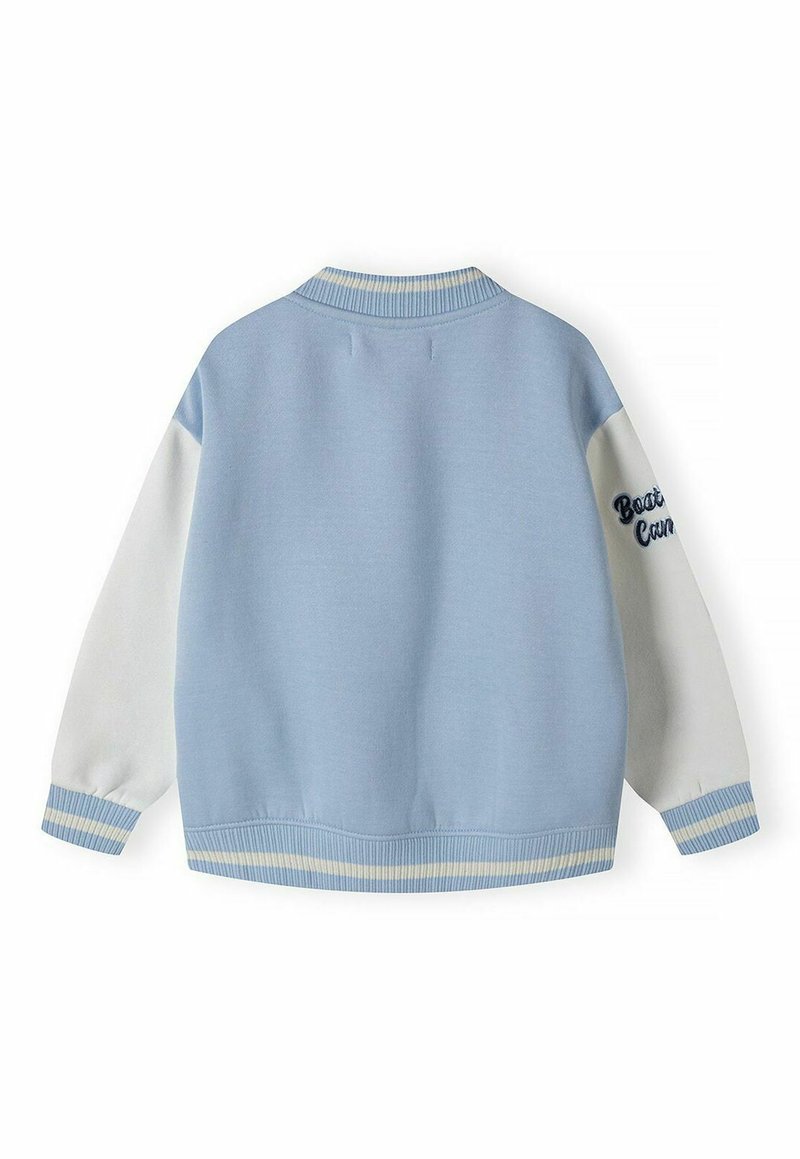 A2Z 4 Kids Giacca Da Baseball A Contrasto Stile Universitario Cappotto B.B Colletto - B.B Plain Jacket Blue 2-3 - Foto 9