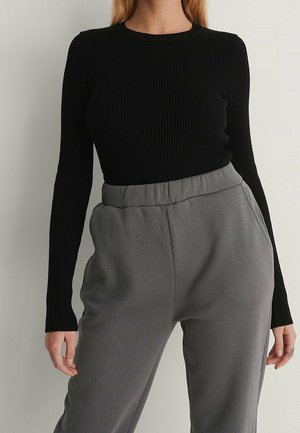 Strickpullover - black