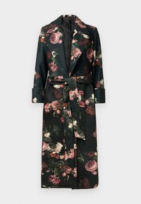 KARLEY WRAP COAT - Classic coat - black/multi-coloured