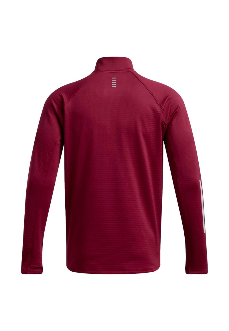 Under Armour LAUNCH ELITE HALF ZIP - T-shirt à manches longues - cardinal/ rouge Under Armour LAUNCH ELITE HALF ZIP - T-shirt à manches longues - cardinal/ rouge