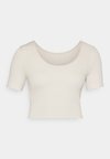 LIFE WAY CROP SEAM  - Sportska majica - nacreous cloud
