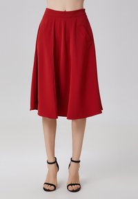 Smart and Joy LISSE - Jupe trapèze - rouge