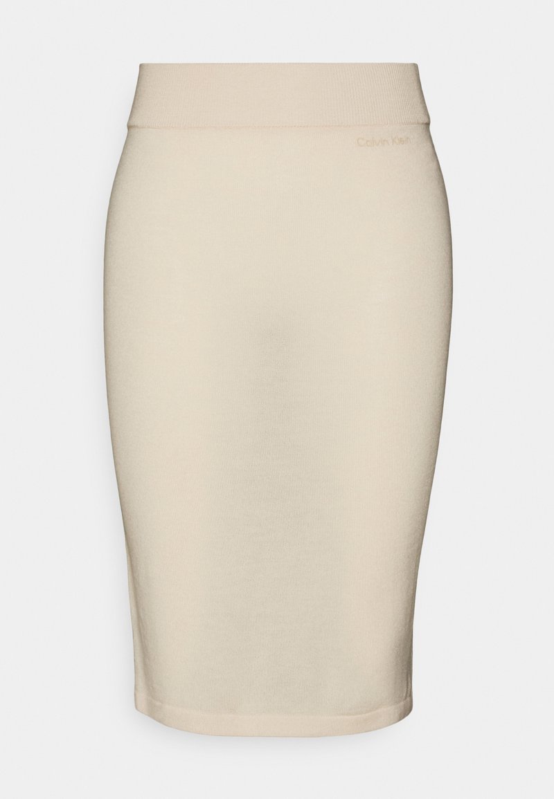 Calvin Klein Kokerrok tan Calvin Klein Kokerrok tan