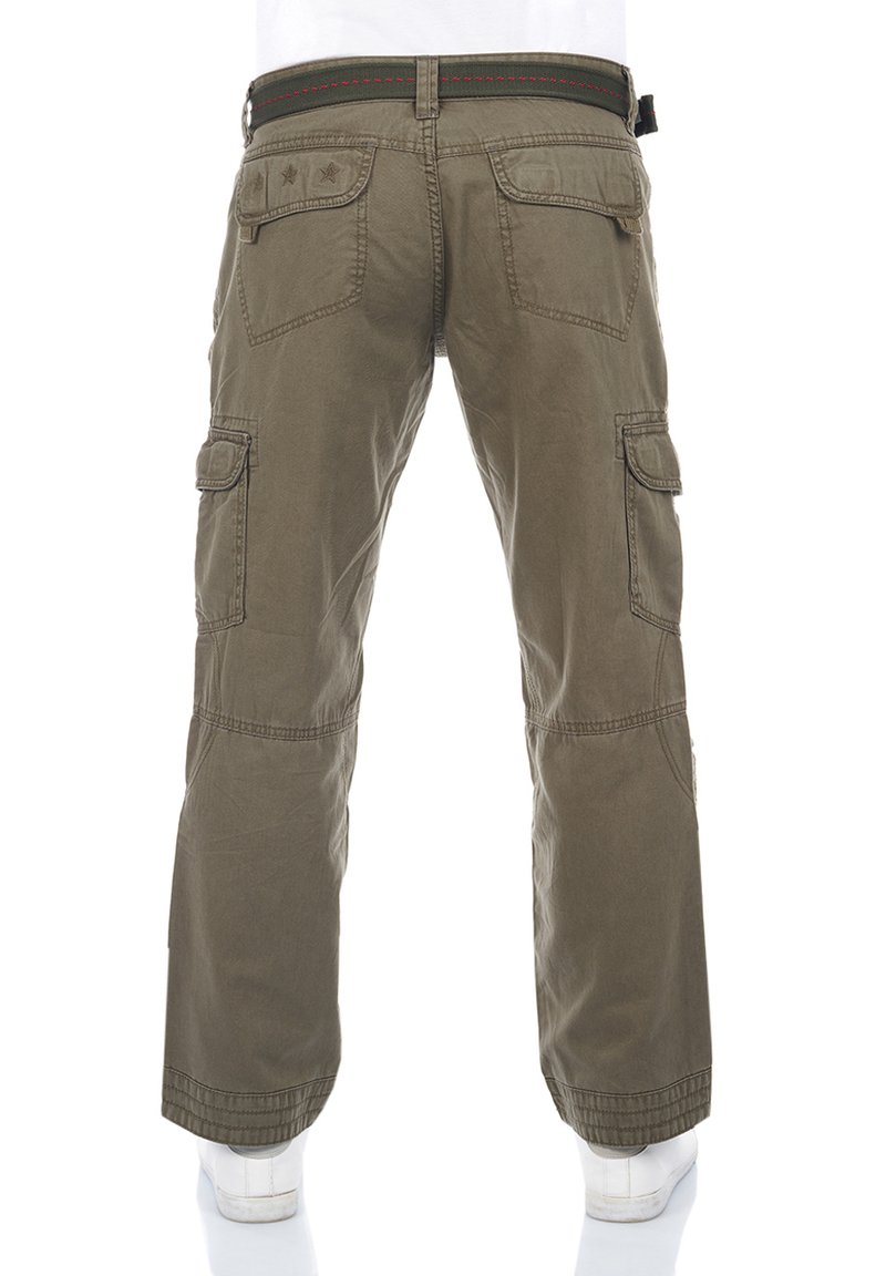 Pantaloni Cargo Uomo TIMEZONE BenitoTZ - Vestibilità Larga, Gamba Dritta, Con Cintura In Dotazione