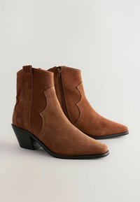 Cowboy- / Bikerstövletter - tan brown