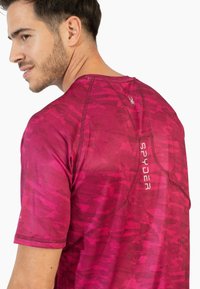 Spyder SHORT SLEEVE - Camiseta deportiva - burgundy
