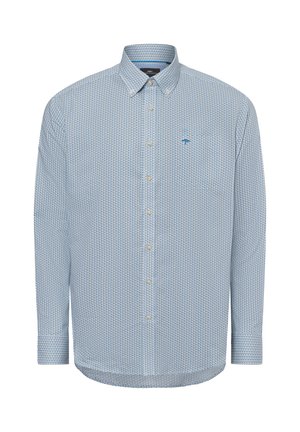 Fynch-Hatton Hemd - ecru blau