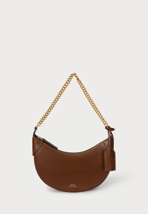 POLO ID LEATHER MINI CHAIN BAG - Borsa a mano - dark brown
