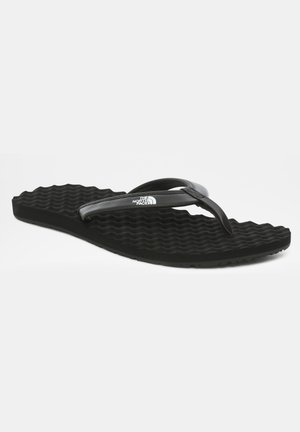 BASE CAMP MINI - T-bar sandals - tnf black/tnf white