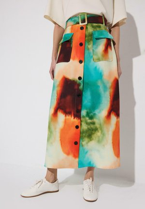 CARGO WITH POCKETS - Jupe longue - patterned