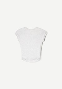 SHORT SLEEVE AND SIDE GATHERING - T-shirt basique - grey
