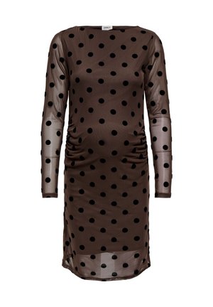 ONLY MATERNITY, OLMLAGUNA Midi - Hverdagskjole - coffee bean
